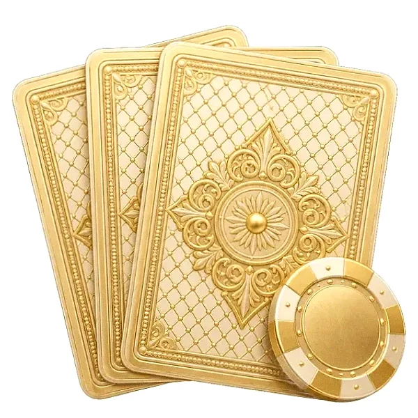 Playing cards and chip — Bof