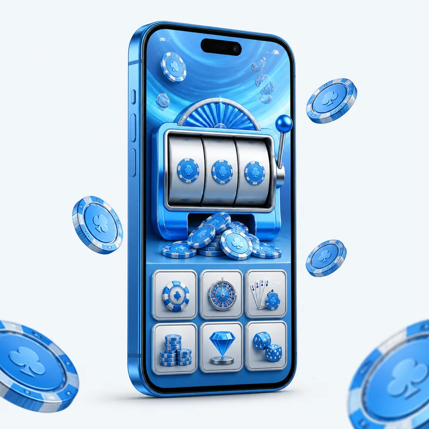 Smartphone with glowing screen — Bof