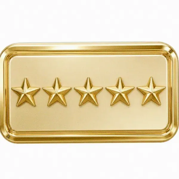 Five-star rating plaque — Bof