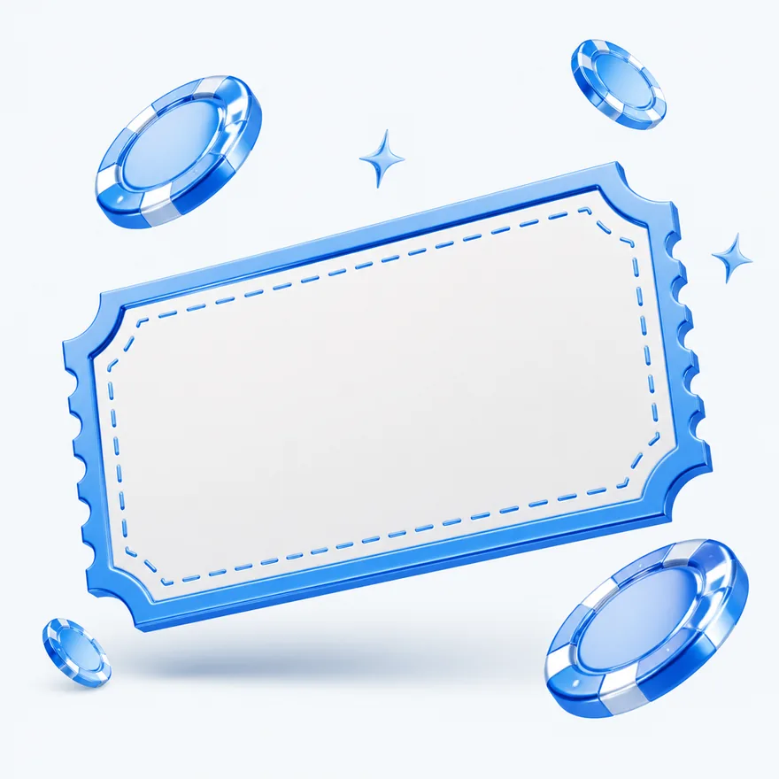 Blank coupon ticket — Bof