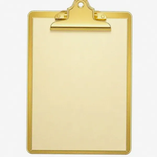 Blank clipboard — Bof
