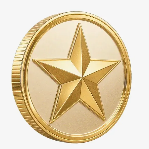 Star-emblem coin — Bof