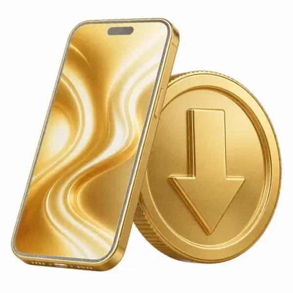 Smartphone and coin — Bof