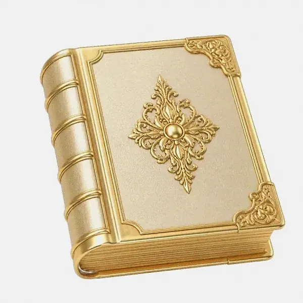 Leather-bound book — Bof