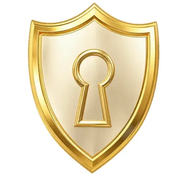 Shield with keyhole — Bof