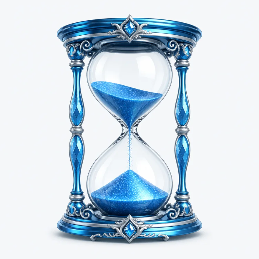 Ornate hourglass — Bof