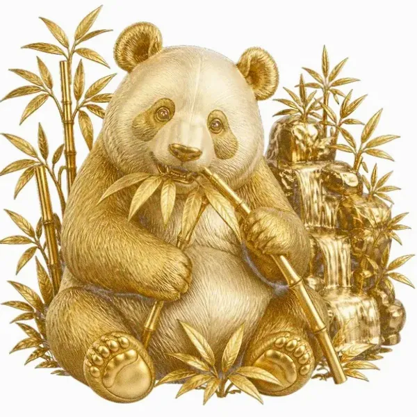 Panda eating bamboo — Bof