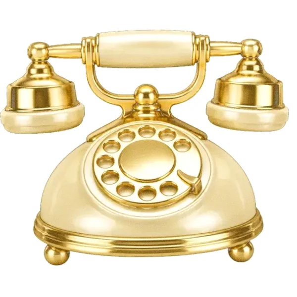 Vintage rotary telephone — Bof