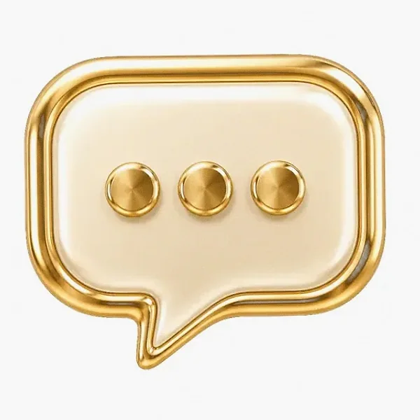 Three-dot speech bubble — Bof